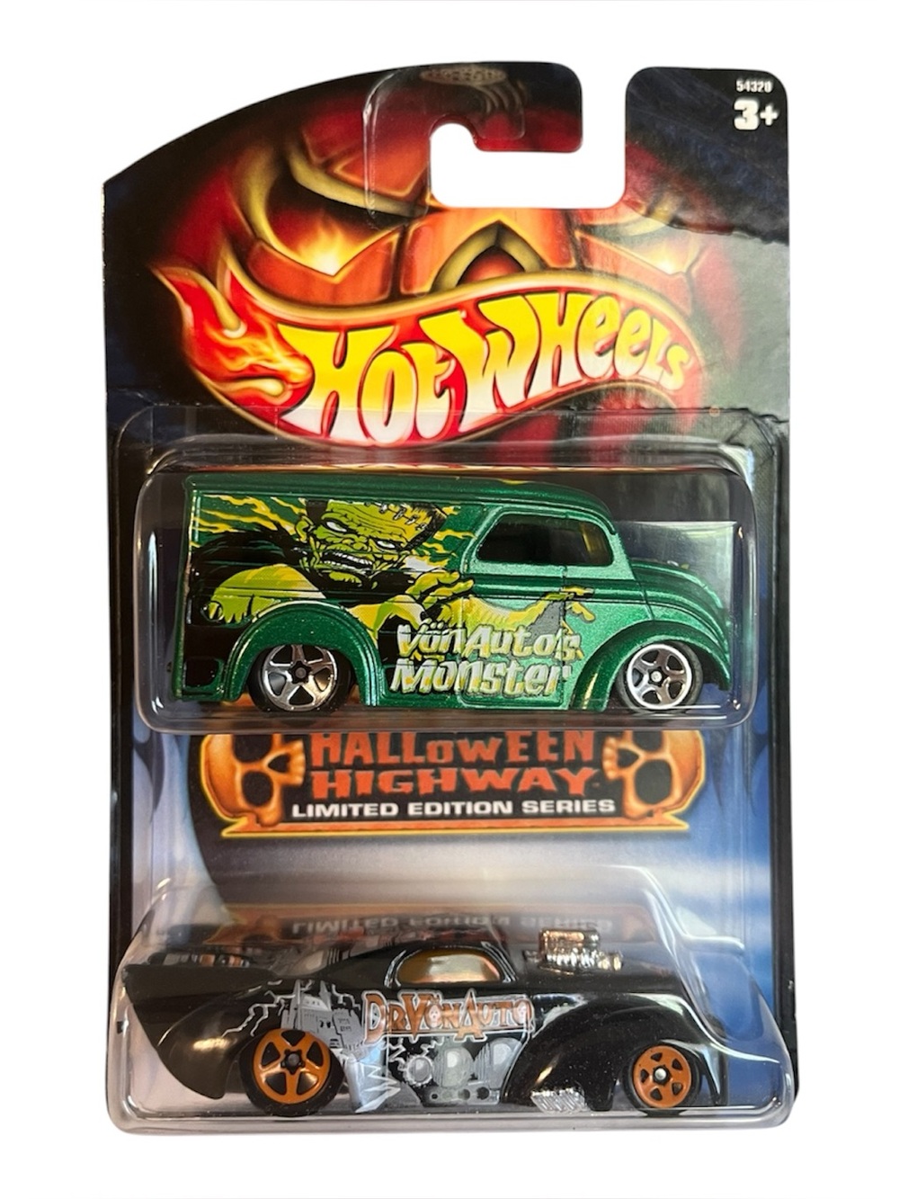 2003 Hot Wheels DrVon Auto Frankenstein Halloween Highway Dairy Delivery & Willy